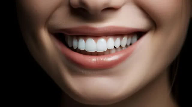 Antes e depois do tratamento dental